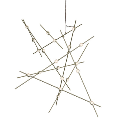 Constellation Aquila 37 1/4"W Satin Nickel LED Chandelier