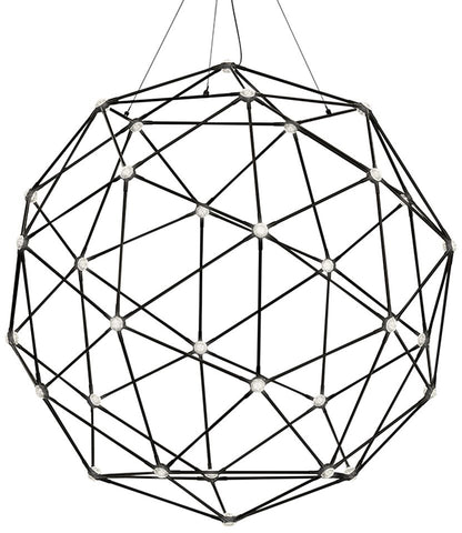 Constellation庐 45"W Nickel 40-Light LED Pendant Light