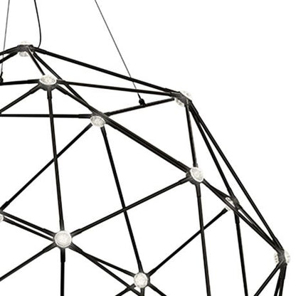 Constellation庐 45"W Nickel 40-Light LED Pendant Light