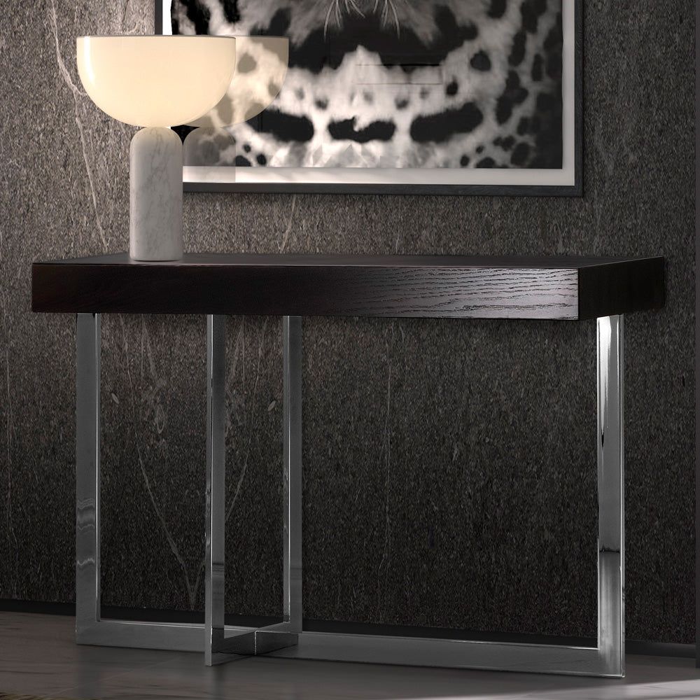 Modern Black Console Table With Drawer