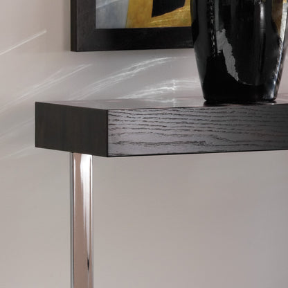 Modern Black Console Table With Drawer