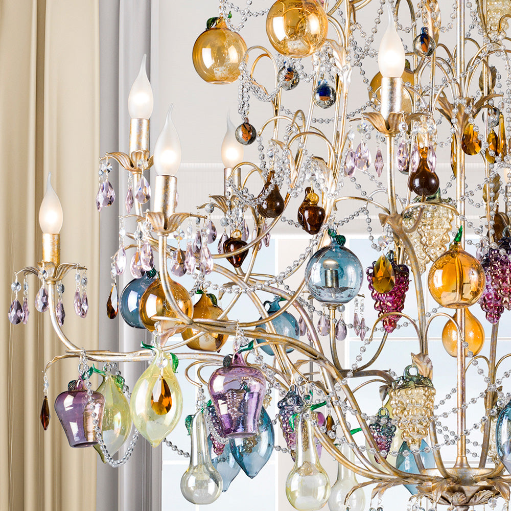 Contemporary Bohemian Crystal Pendant Chandelier