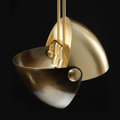 Contemporary Brass Pendant Light