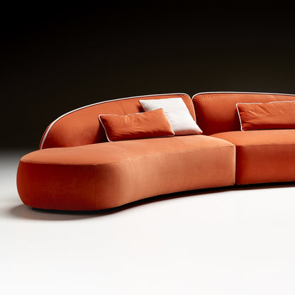 Contemporary Chaise Style Modular Sofa