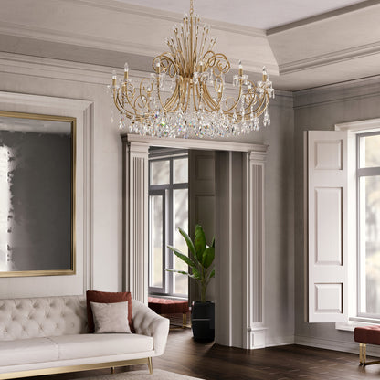 Contemporary Crystal Chandelier