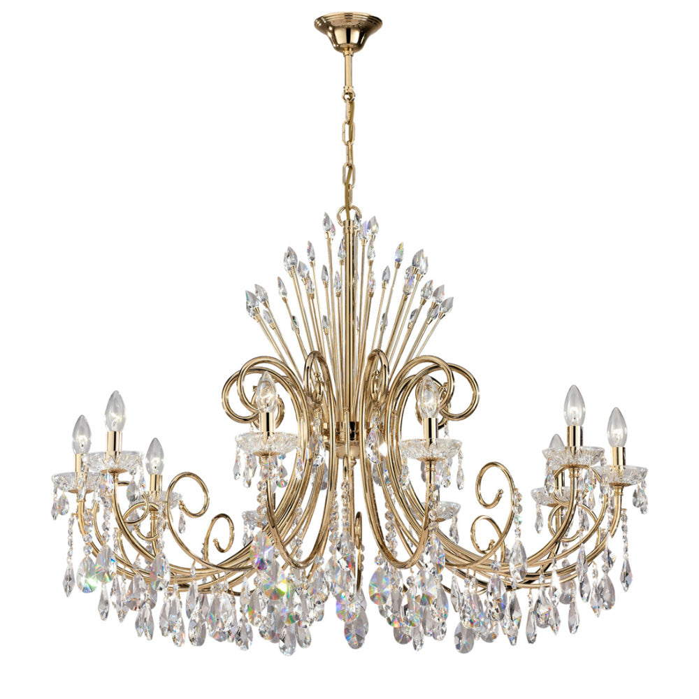 Contemporary Crystal Chandelier