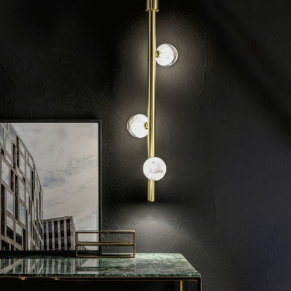 Contemporary Crystal Suspension Light