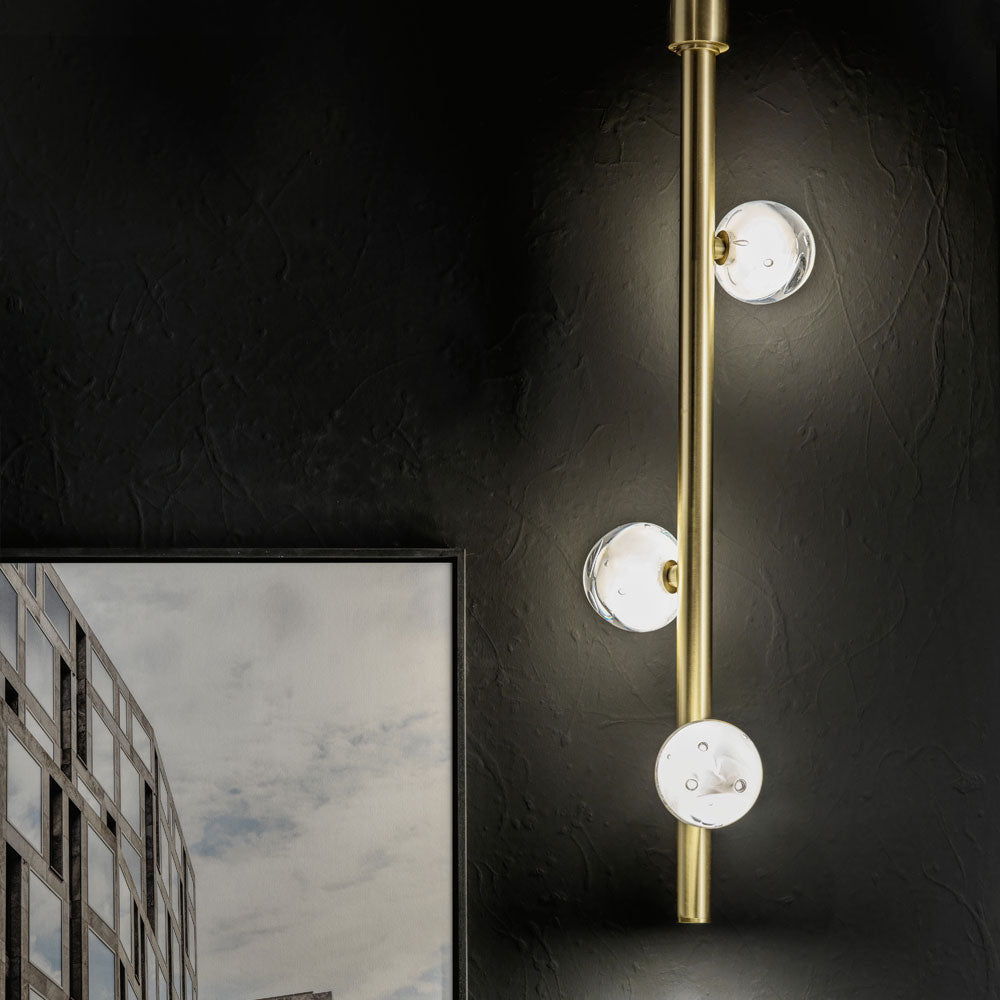 Contemporary Crystal Suspension Light