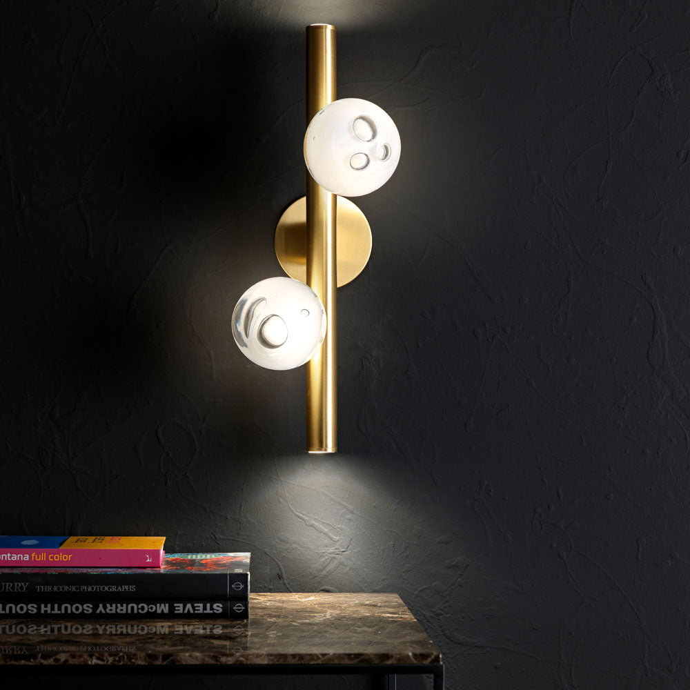 Contemporary Crystal Wall Light