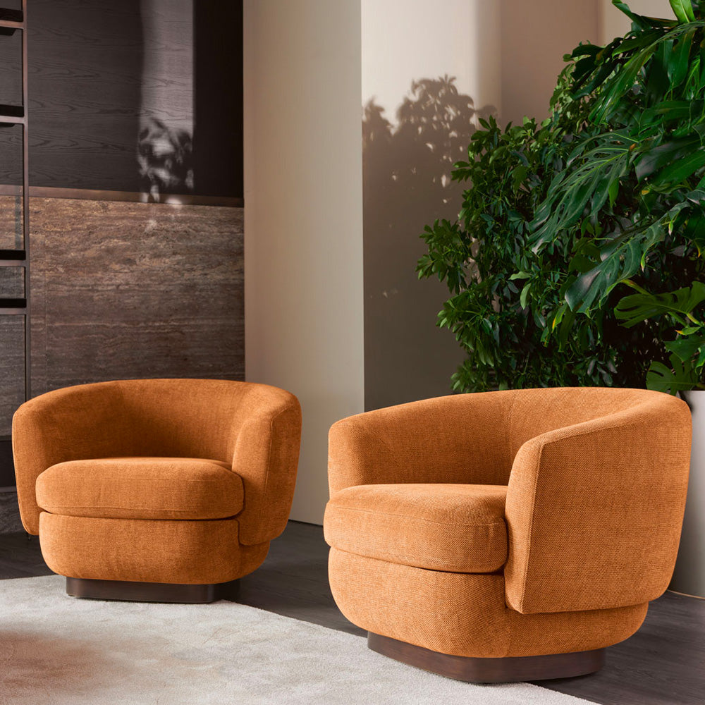 Contemporary Curved Armchair