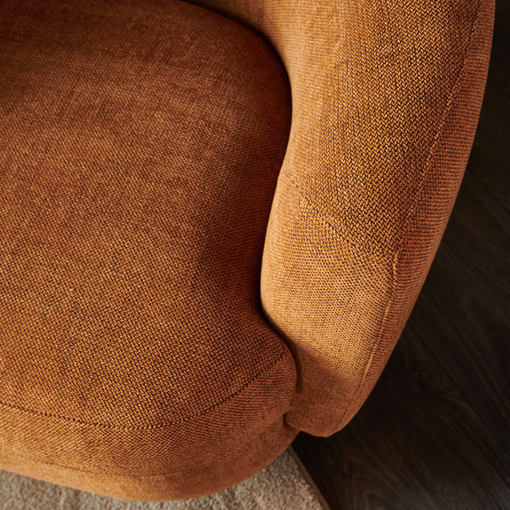 Contemporary Curved Armchair