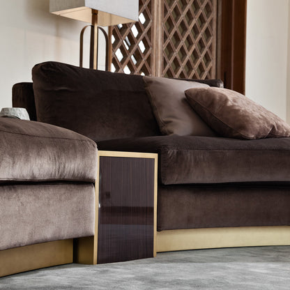 Contemporary Designer Curved Italian Modular Sofa