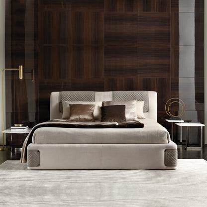 Contemporary Designer Luxury Italian Upholstered Bed