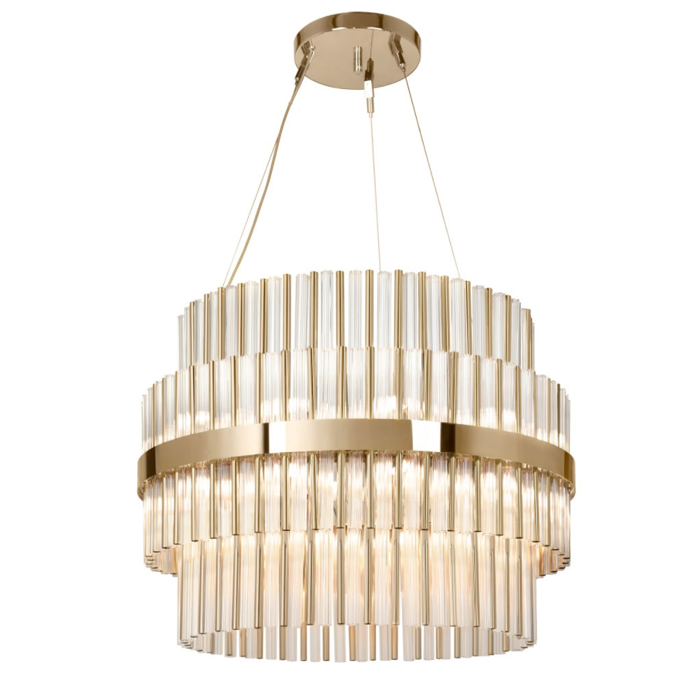 Contemporary Designer Tiered Chandelier