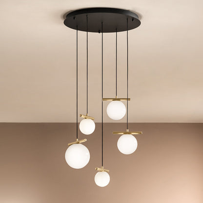 Contemporary Murano Glass Pendant Light Chandelier