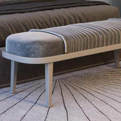 High-End Ribbed Detail Bench