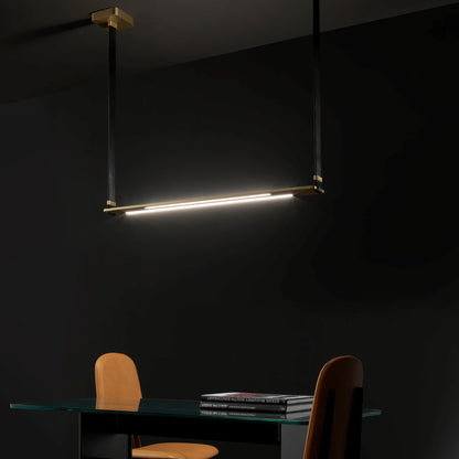 Contemporary Horizontal Suspension Light