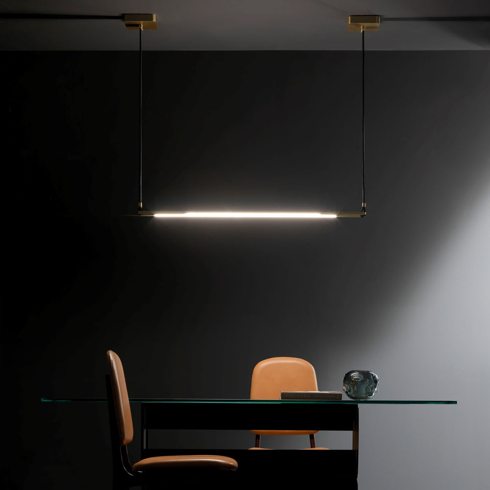 Contemporary Horizontal Suspension Light