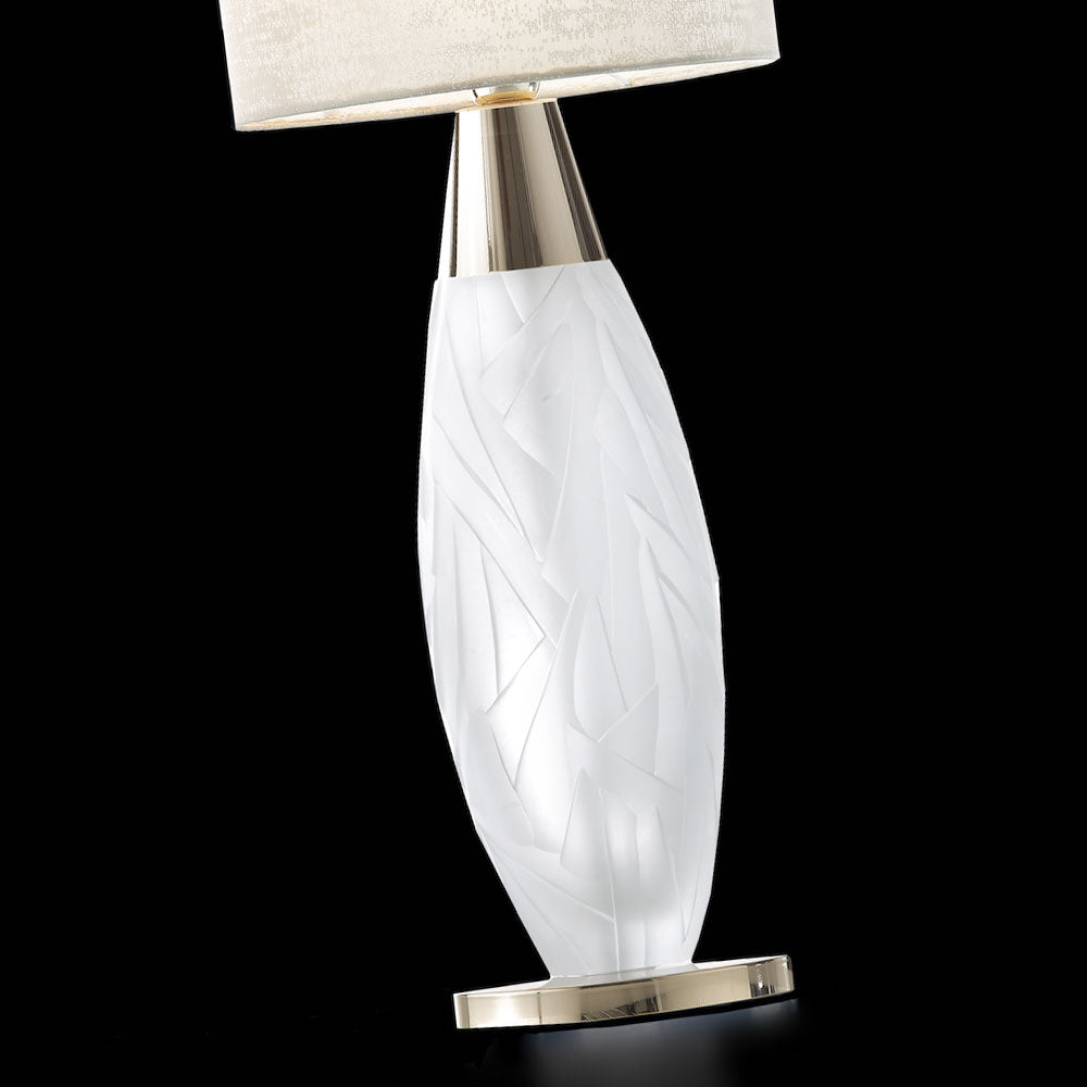 Contemporary Italian Crystal Table Lamp