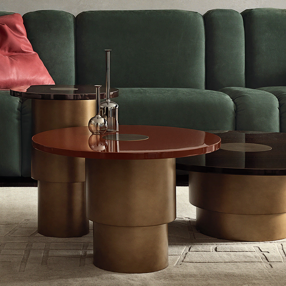 Contemporary Italian Designer Nest Of Coffee Tables