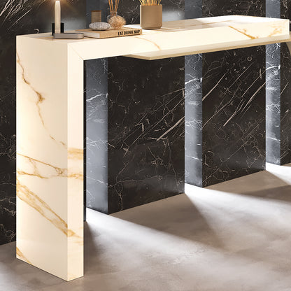 Contemporary Marble Console Table