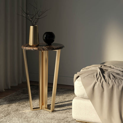 Contemporary Marble Side Table