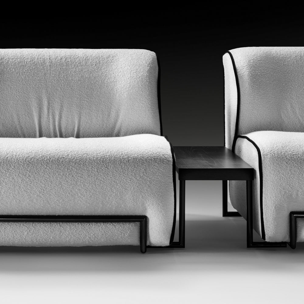 Contemporary Modular Sofa With Table