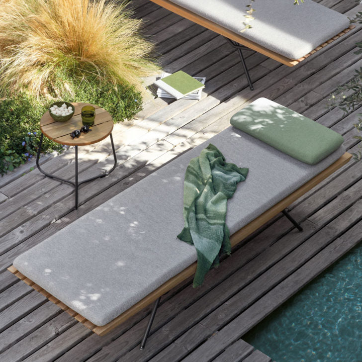 Contemporary Outdoor Designer Sun Lounger