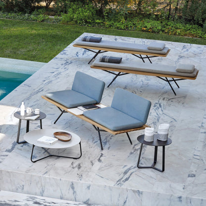 Contemporary Outdoor Designer Sun Lounger