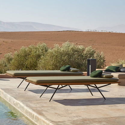 Contemporary Outdoor Designer Sun Lounger