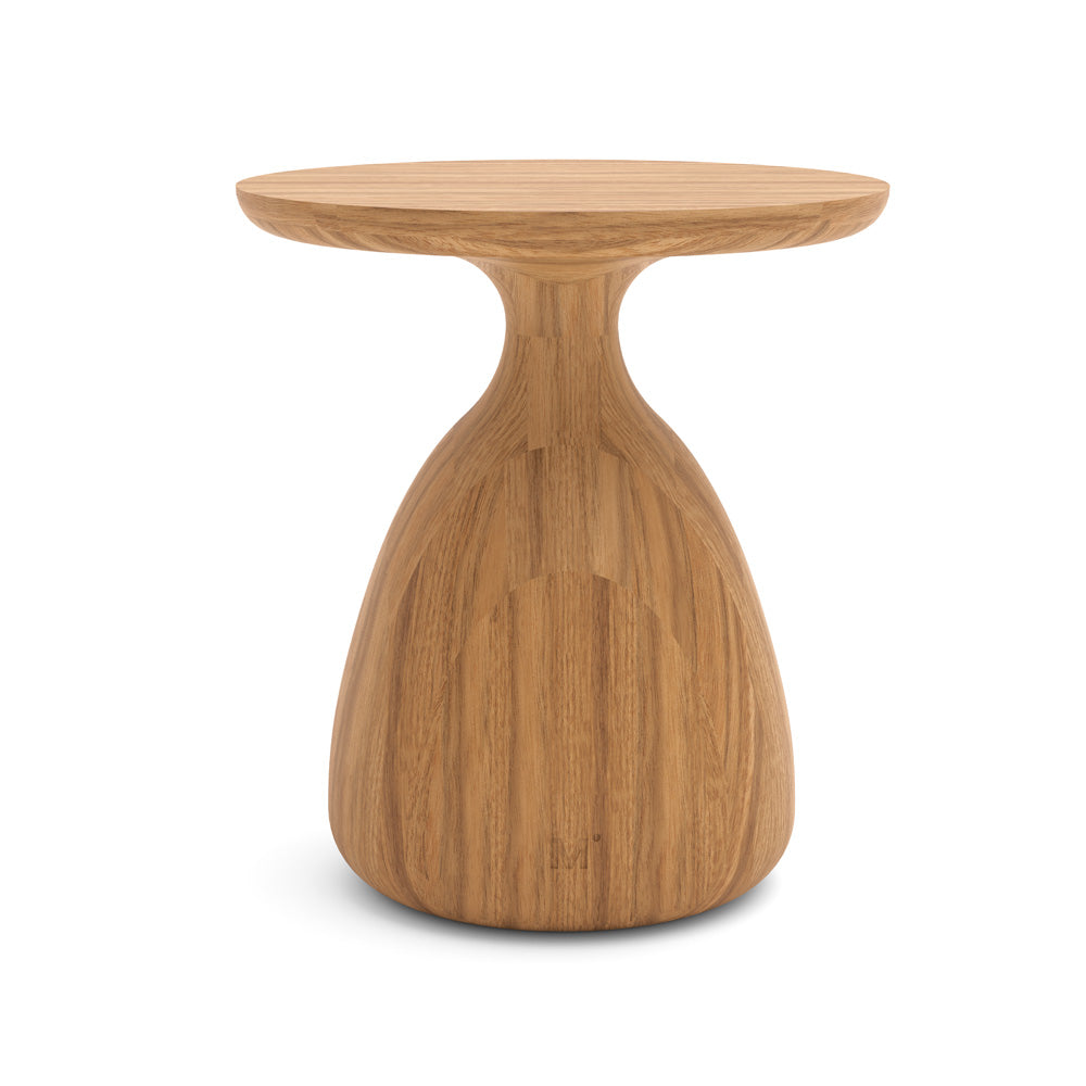 Contemporary Wooden Outdoor Side Table