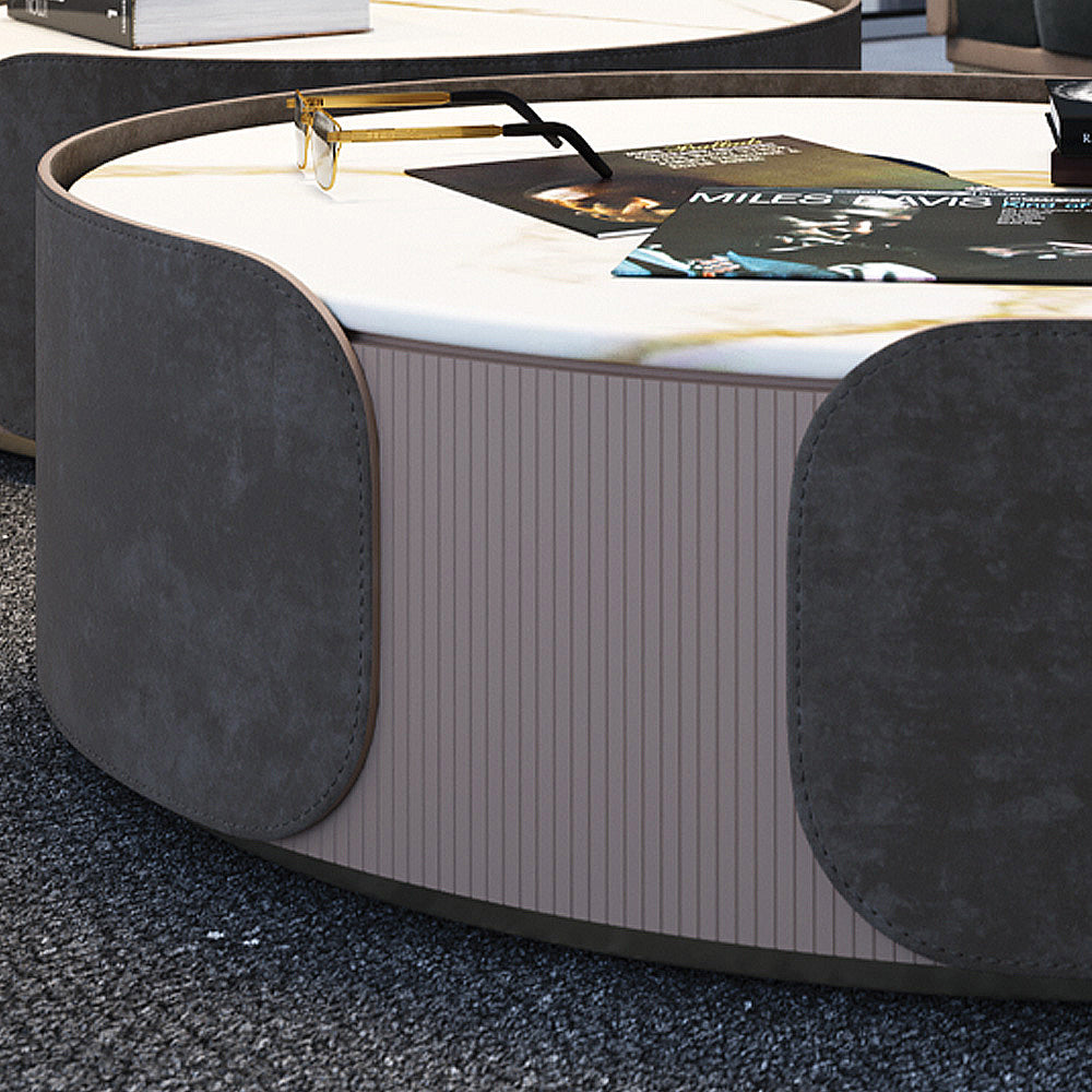 Contemporary Oval Coffee Table