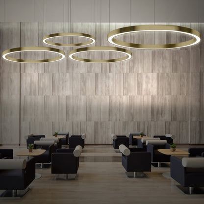 Contemporary Round Downlight Chandelier