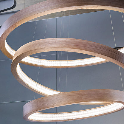 Contemporary Round Tiered Chandelier