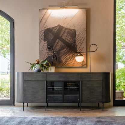 Contemporary Sideboard With Glass Doors