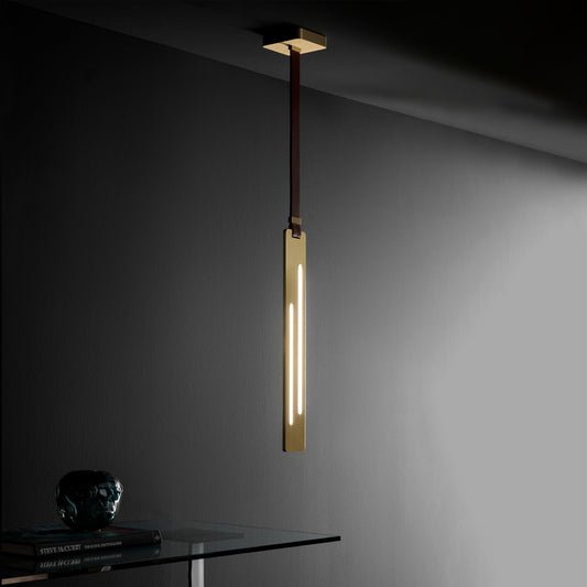 Contemporary Vertical Pendant Light