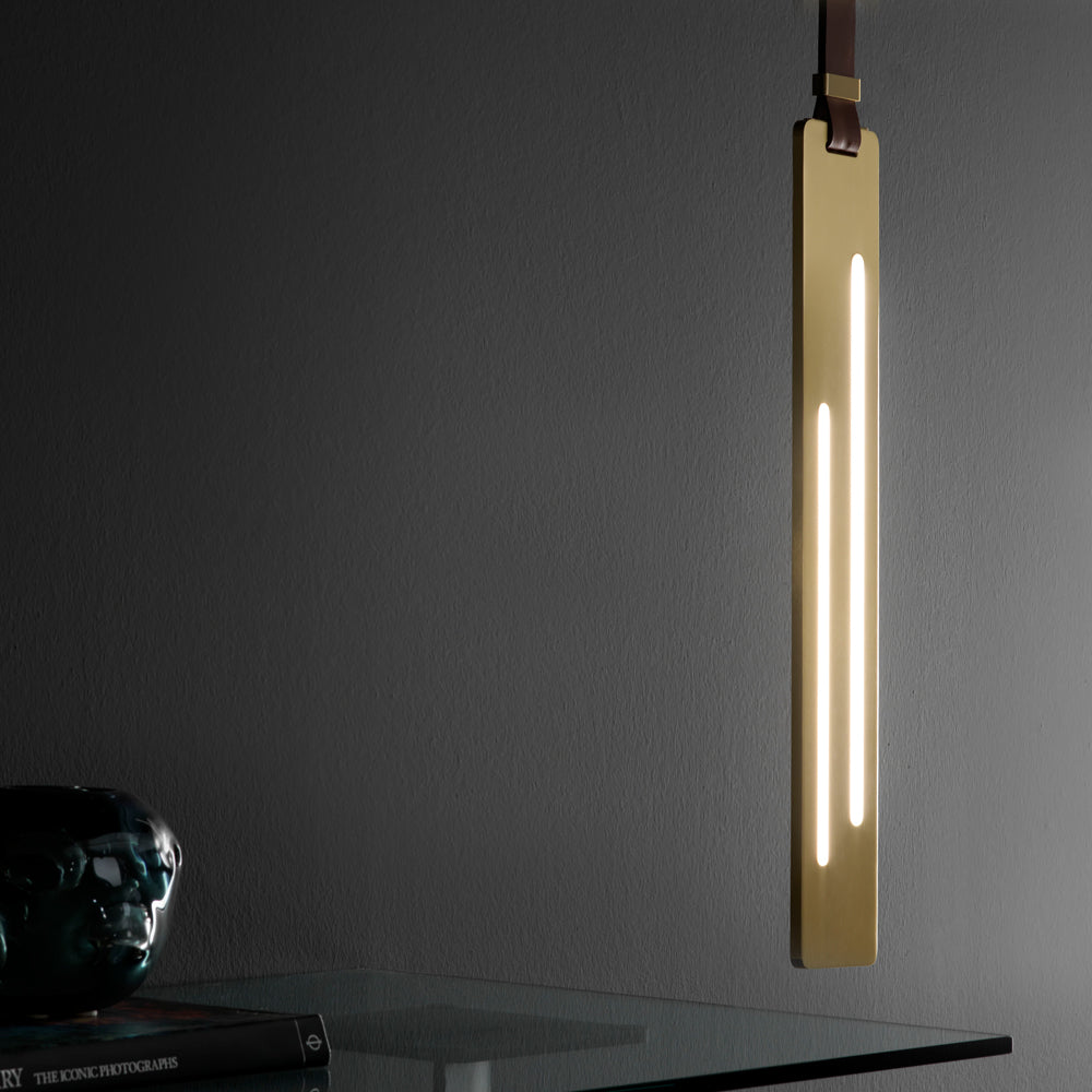 Contemporary Vertical Pendant Light