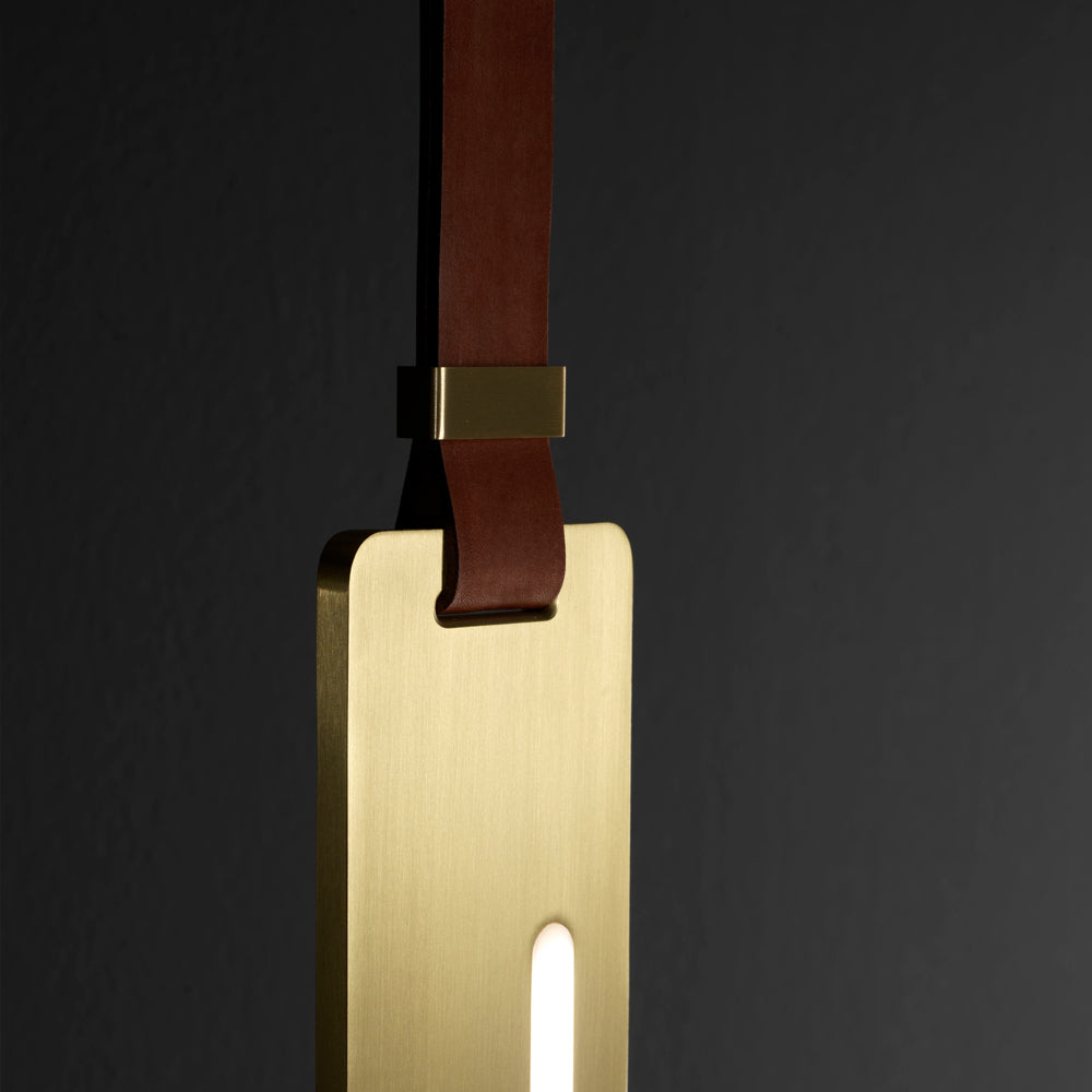 Contemporary Vertical Pendant Light