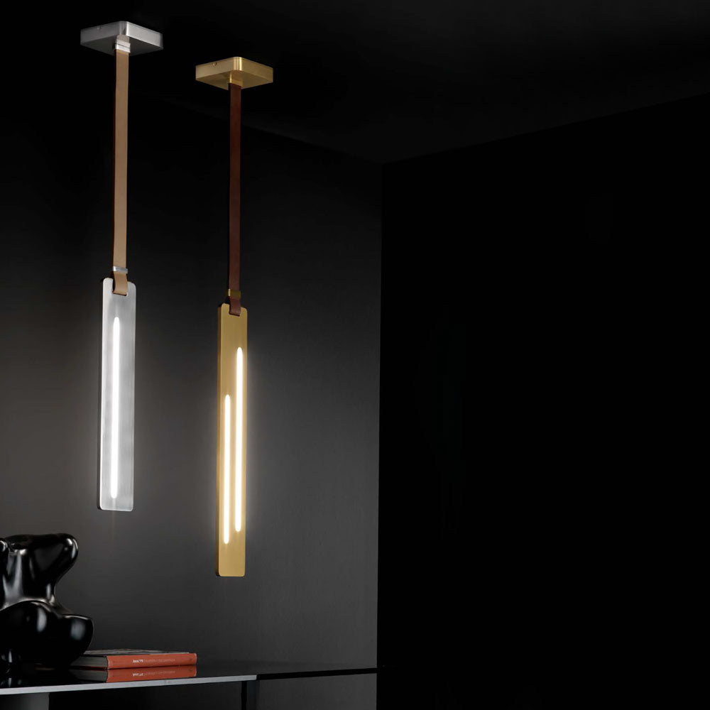 Contemporary Vertical Pendant Light