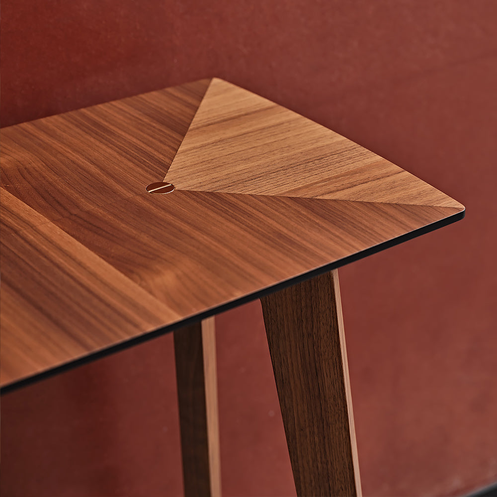 Contemporary Walnut Console Table