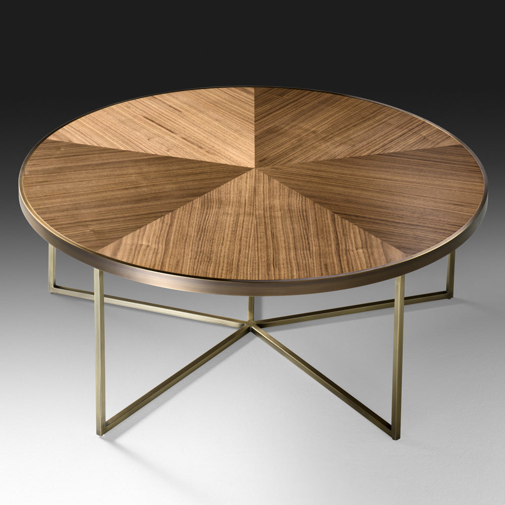 Contemporary Walnut Designer Coffee Table