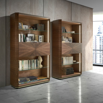 Contemporary Wooden Bookcase