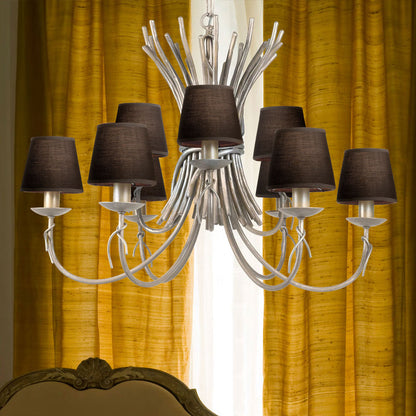 Contemporary Wrought Iron Chandelier