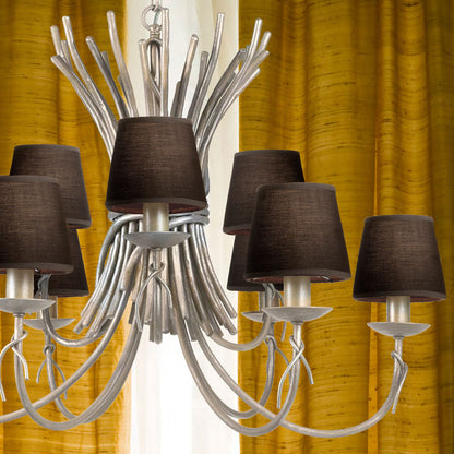 Contemporary Wrought Iron Chandelier