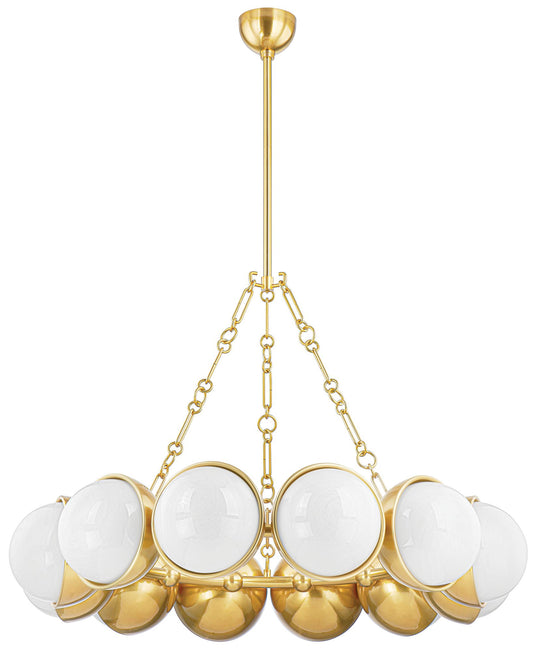 Corbett Althea 43In. Vintage Polished Brass 12 Lt. Chandelier