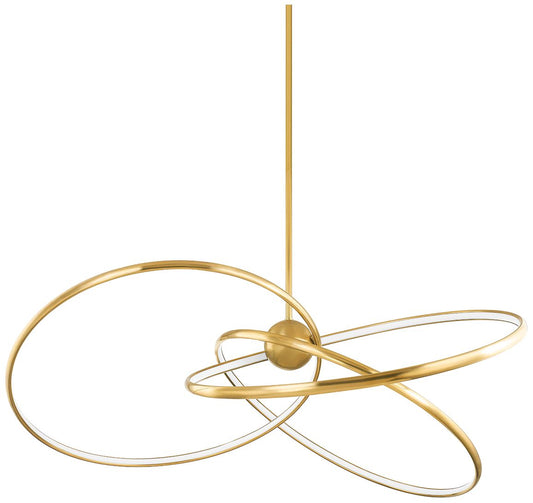 Corbett Alula 60In. Vintage Brass 3 Lt. Chandelier