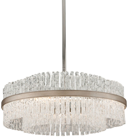 Corbett Chime 26 3/4" Wide Silver Leaf Pendant Light