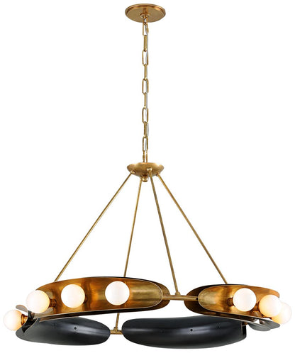 Corbett Hopper 41" Wide Brass and Bronze Chandelier