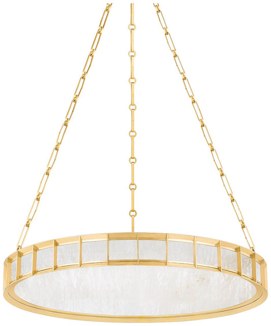Corbett Leda 30In. Vintage Brass 1 Lt. Chandelier