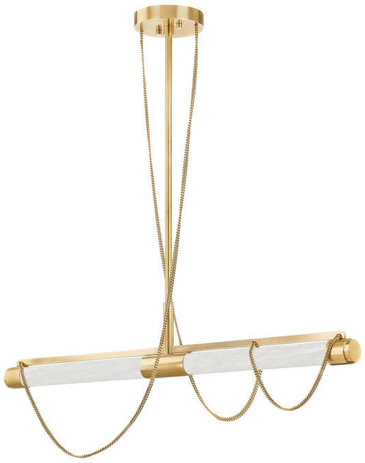 Corbett Lighting Lariat 7.75" 2 Lt. Vintage Brass Linear